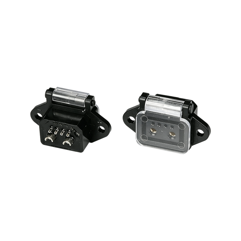 ZTC3002 2+4 Panel-Mount Power Socket with Cover
