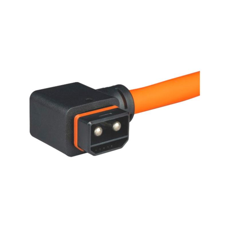 ZTC4011 2+7 High-Current Bent Power Plug