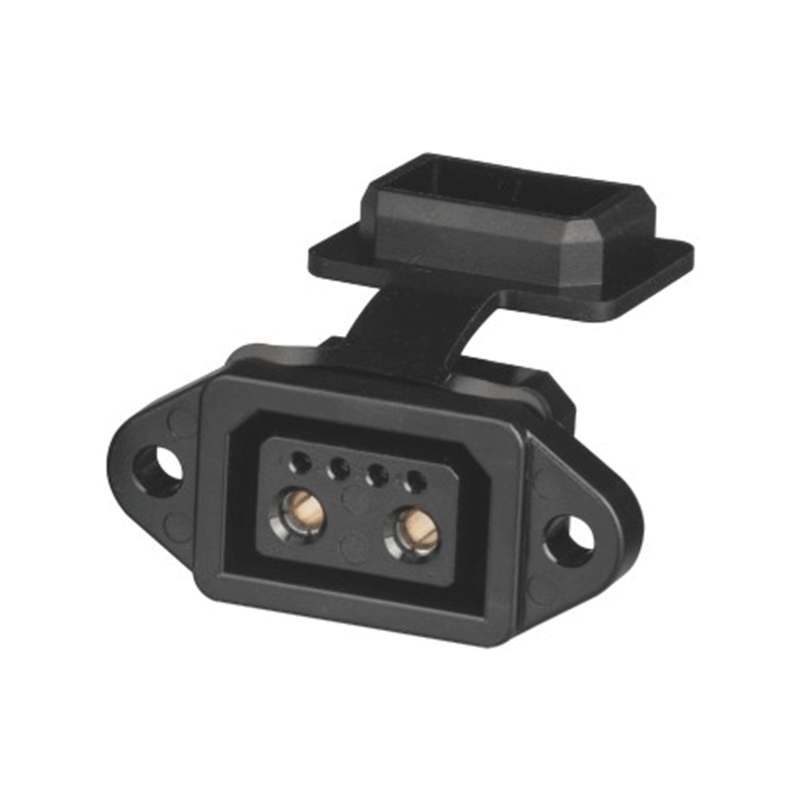 ZTC3002 2+4 Panel-Mount Power Socket with Hinged Protective Cover