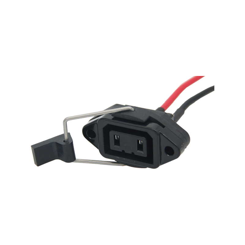 ZTC3092 Panel-Mount Power Socket with Retaining Latch