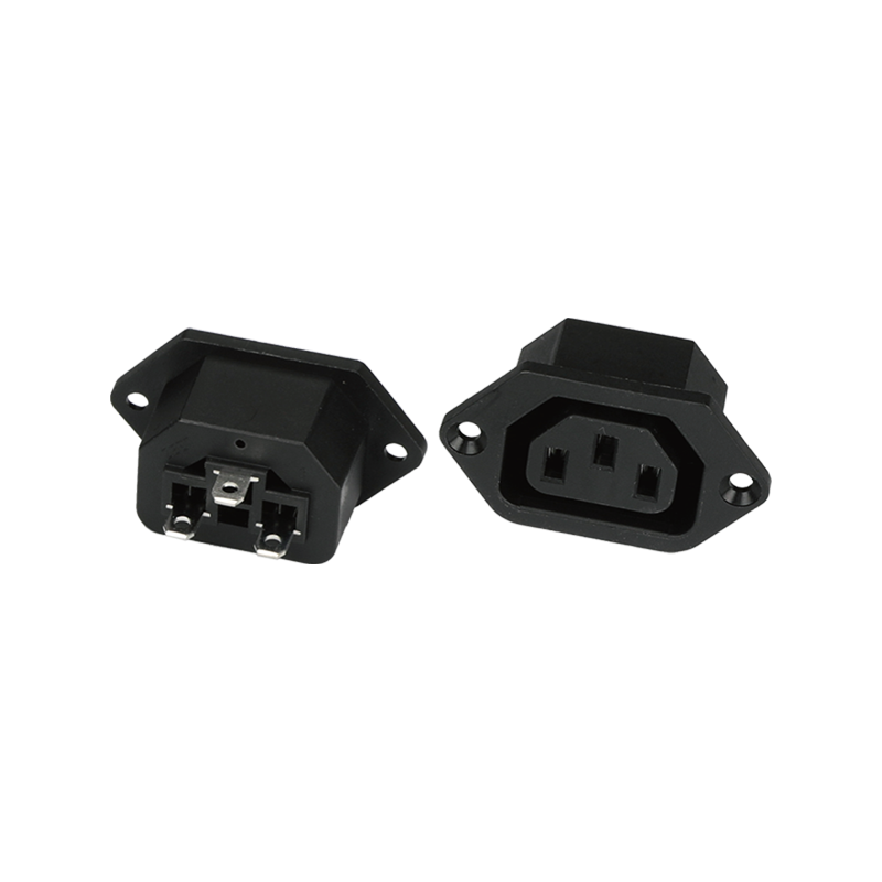 ZTC2002 3-Pin Panel-Mount Power Socket