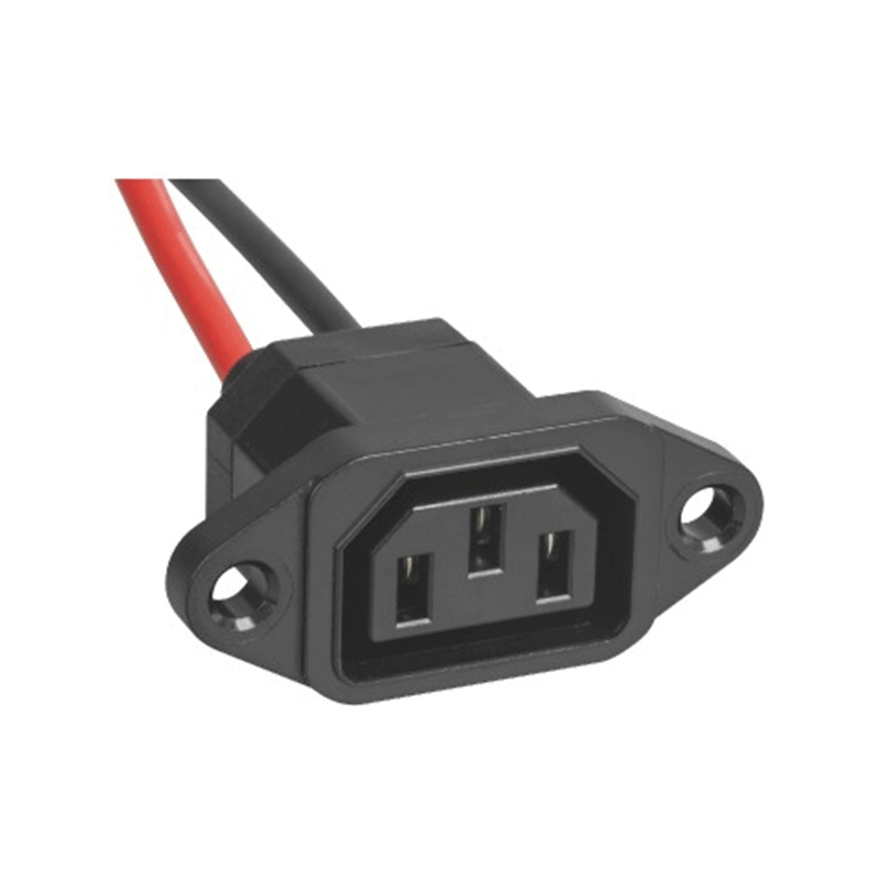 ZTC2035 3-Pin Panel-Mount Power Socket