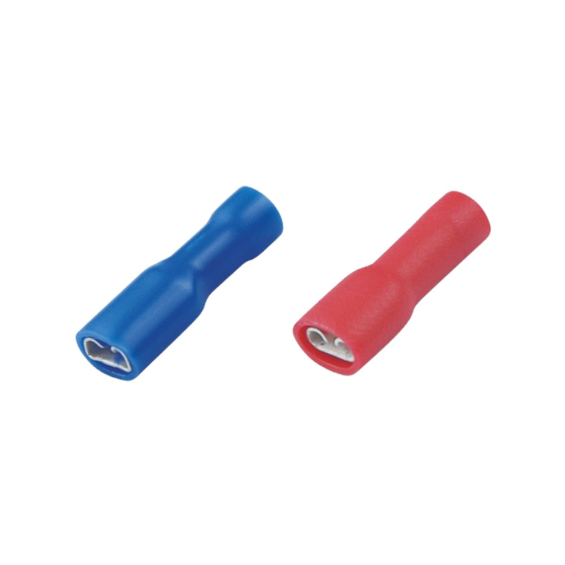 Cold-Pressed PVC Fully Insulated Female Disconnect Terminal Series